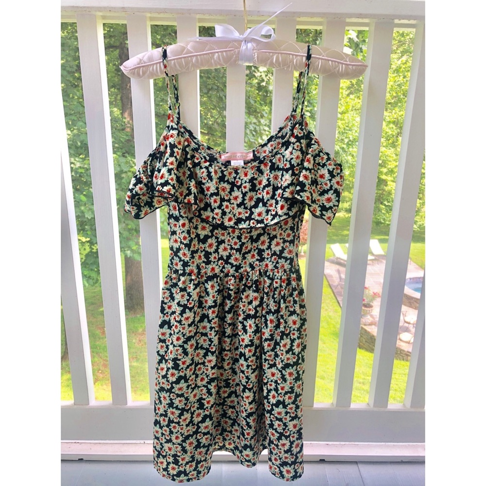 Floral Off-the-Shoulder Dress